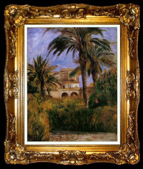 framed  Pierre Renoir The Test Garden in Algiers, ta009-2